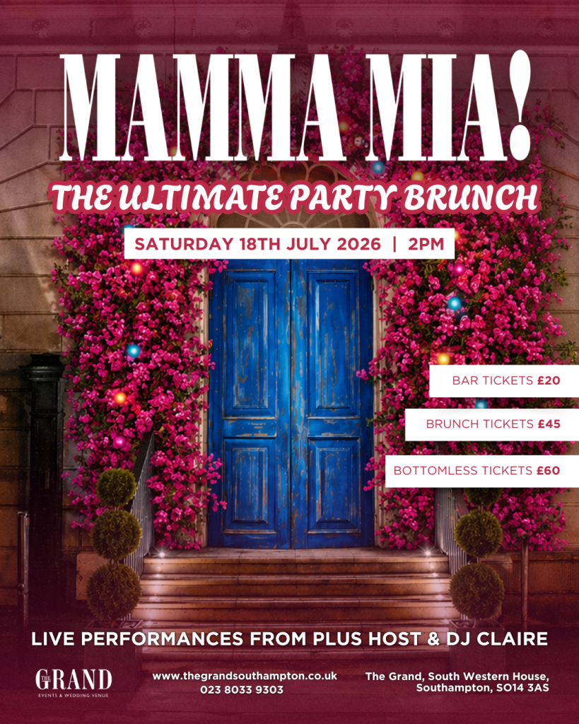 Mamma Mia party brunch at The Grand Southampton